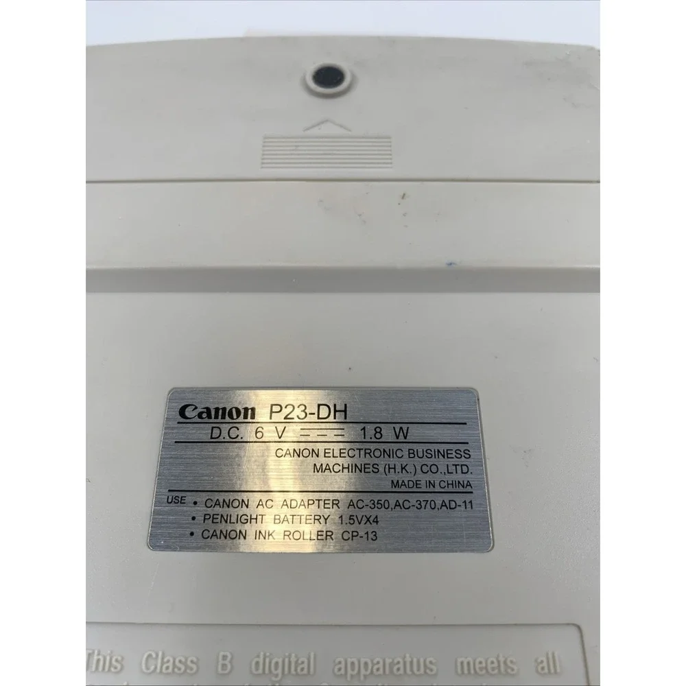 Canon P23-DH‎  Desktop 2 Color Printing Calculator